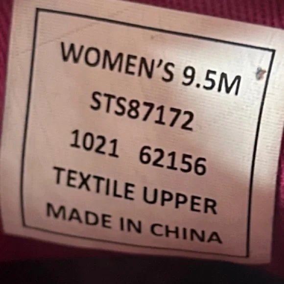 Sperry Women's Pink Canvas Sneakers - Picture 8 of 8